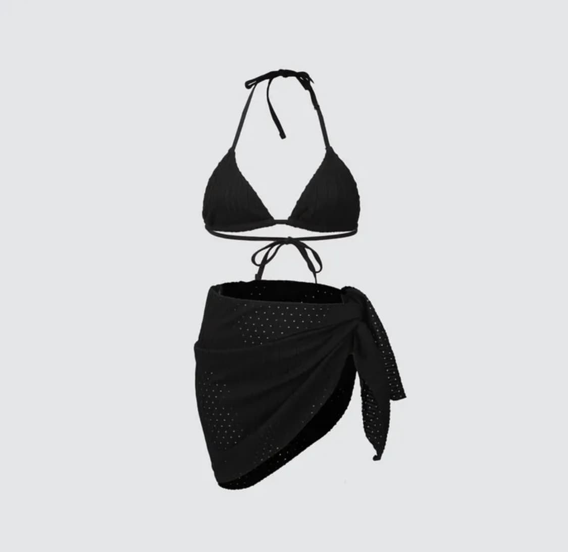 에이블리 솔리아 펀칭 스트랩 비키니 스커트 세트 상품이미지2