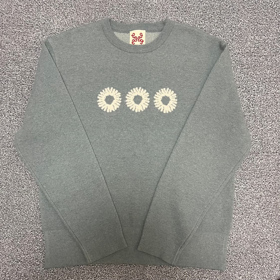 999humanity_Crewneck knit light blue 상품이미지1