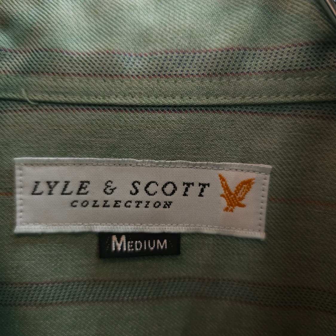 LYLE&SCOTT 그린 스트라이프 셔츠 상품이미지8