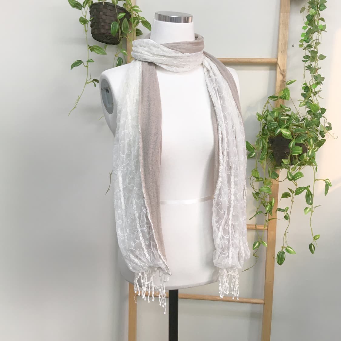 JPN/ 모리걸스카프 레이스스카프 오리엔탈스카프 빈티지스카프 상품이미지3