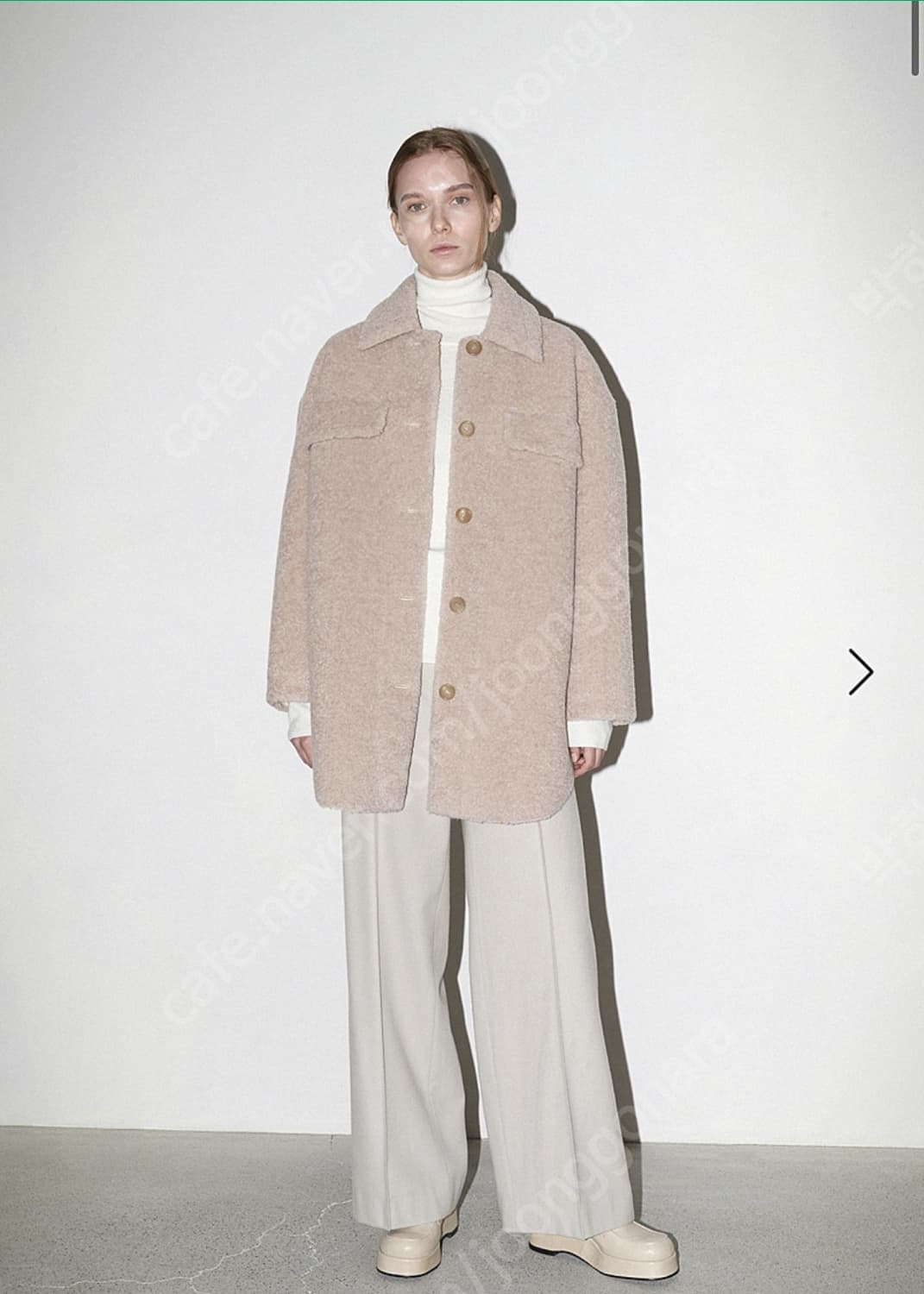 오르 orr  시어링 터치 울 사파리 자켓 xs사이즈 상품이미지1