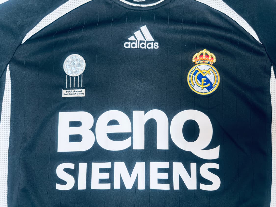 [S] 아디다스 레알 마드리드 06-07 어웨이 베컴 마킹 유니폼 상품이미지4