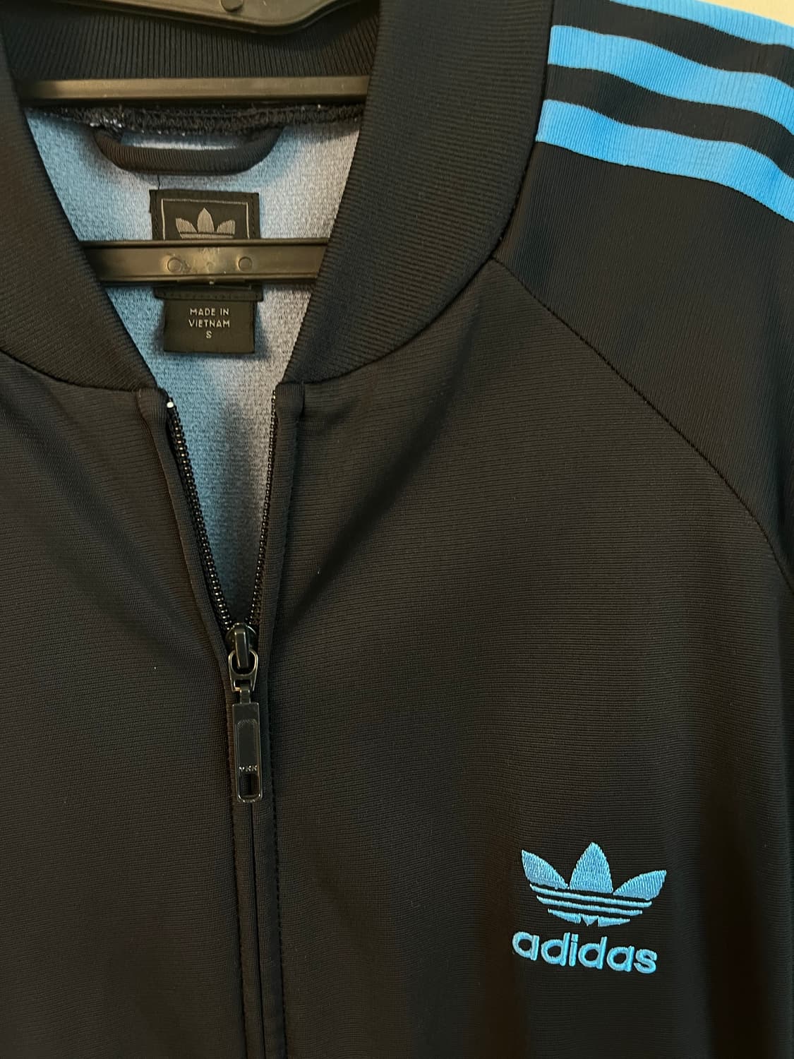 아디다스 파이어버드 네이비, 스카이블루 져지 [S] 상품이미지4