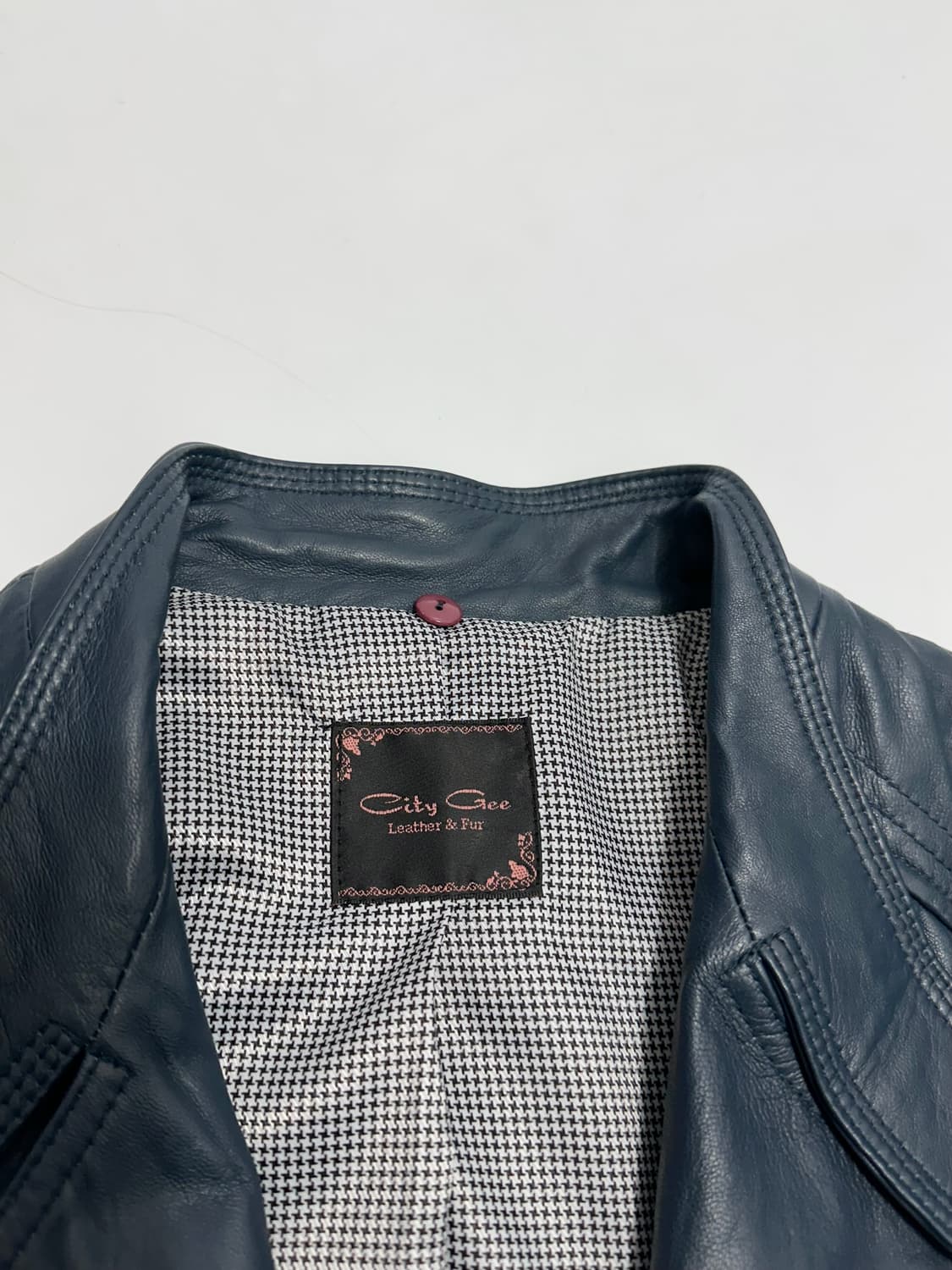 city gee 씨티지 이태리 양가죽 라이더 자켓 상품이미지9