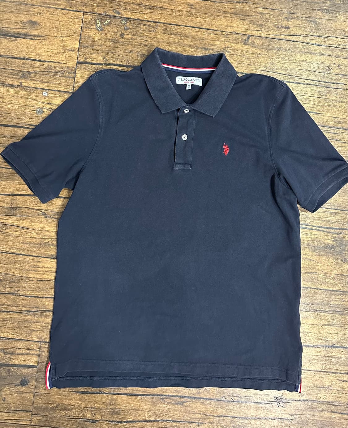 U.S. POLO ASSN. 네이비 카라티 실측사이즈L 상품이미지1