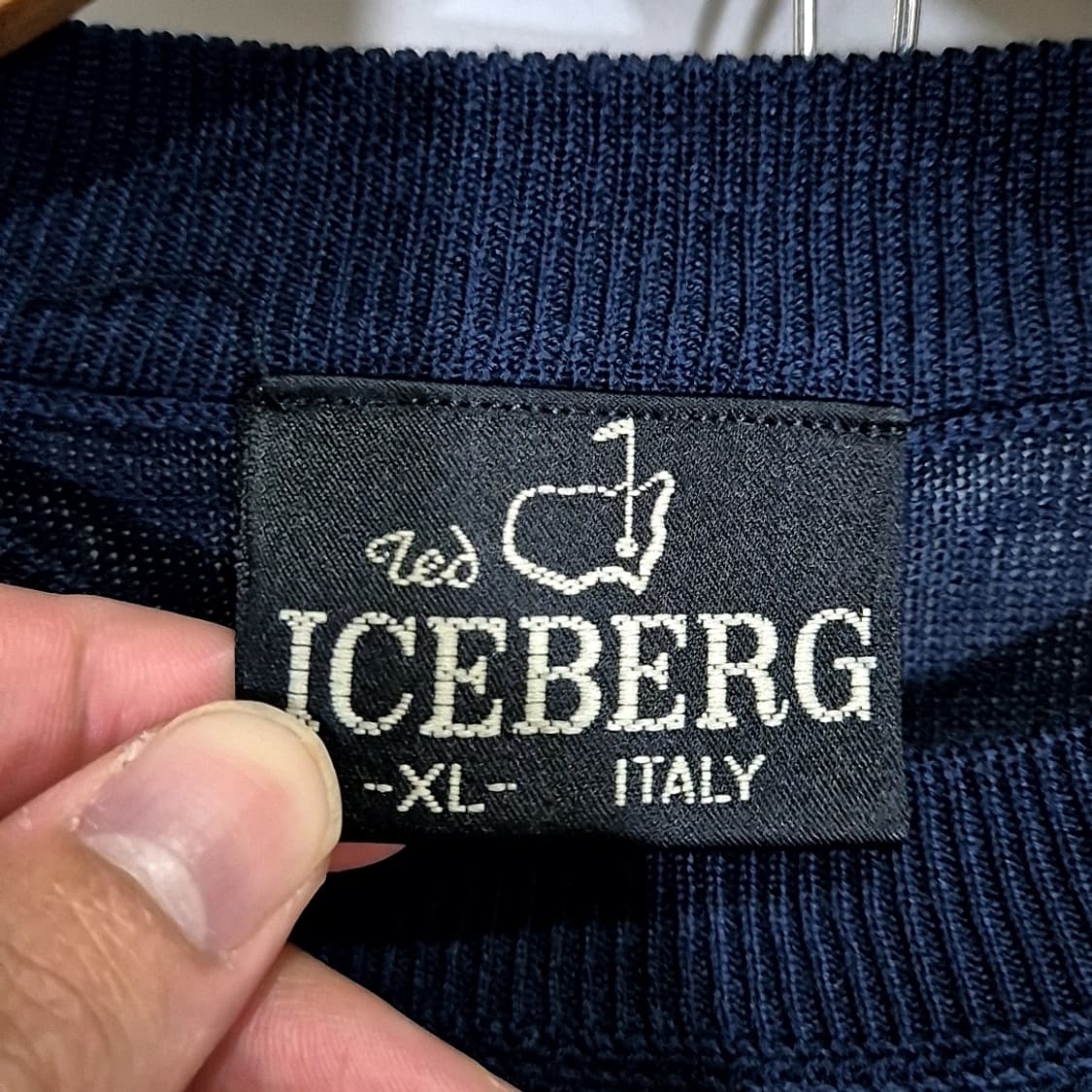 Iceberg 아이스버그 닷 자수 니트 상품이미지4