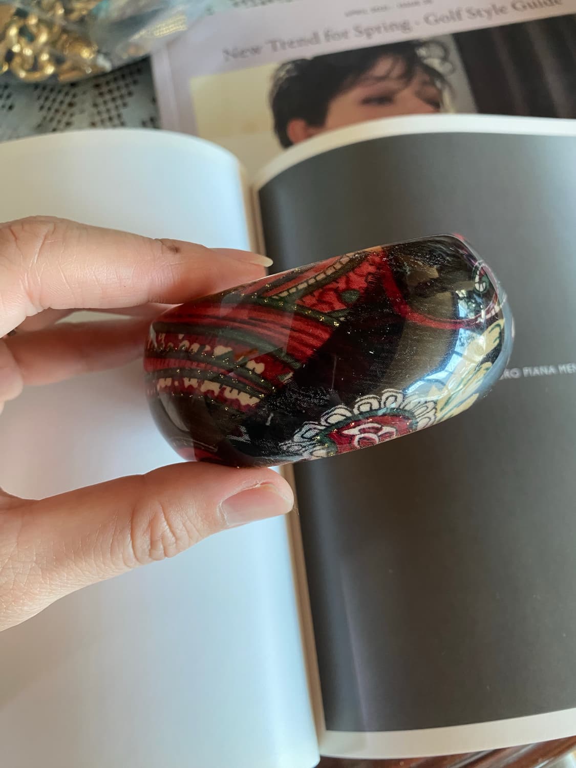 빈티지 플라워 뱅글 팔찌 상품이미지6