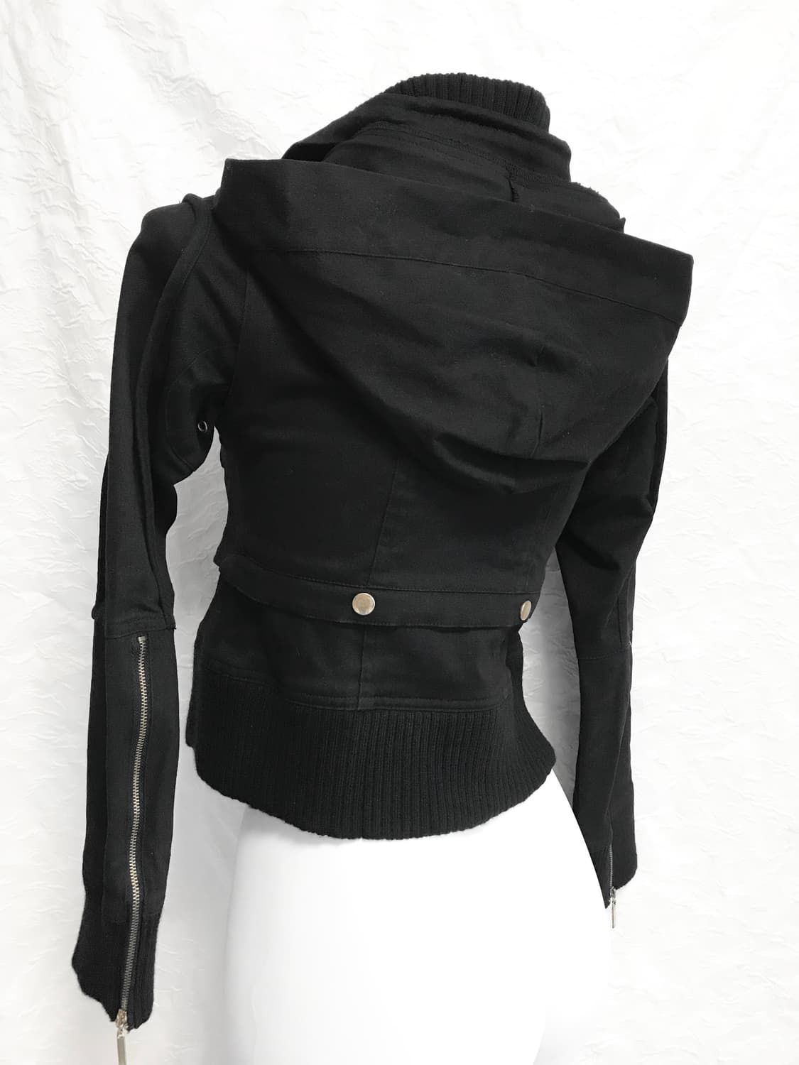 택포•빈티지 핀터깔 00s 펑크 3-way 아카이브 금장 하이넥 자켓 상품이미지6