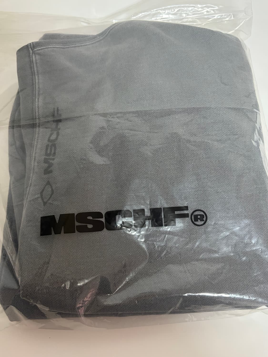 미스치프 롬버스 사이드 버튼 업 후드 워시드 차콜 상품이미지8