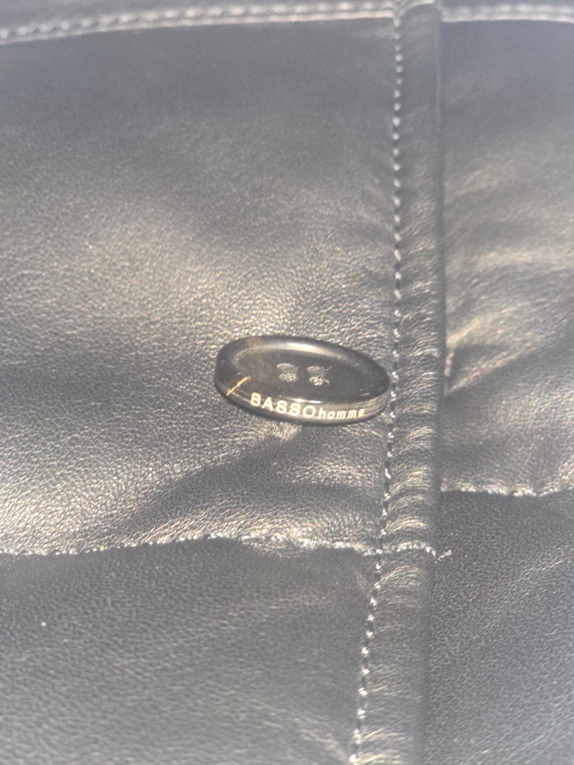 바쏘옴므 블랙컬러 프리미엄 천연 양가죽 구스다운 자켓 상품이미지5