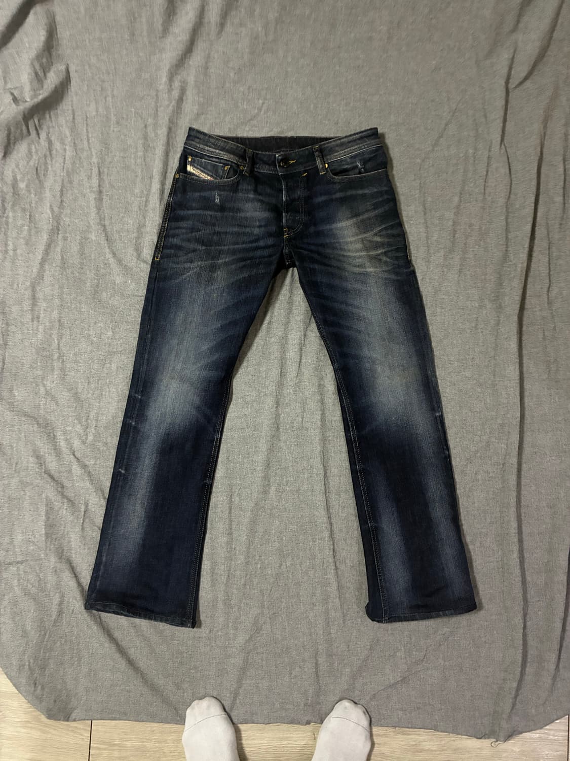 백화점 판 정품 디젤 워싱 데님 청바지 상품이미지5