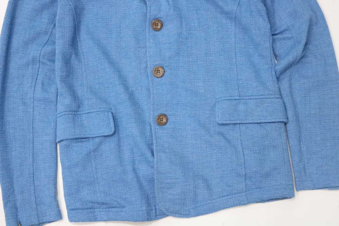 a.v.v HOMME 빈티지 블루 숄칼라 떡볶이 단추 가디건 자켓 (L) 상품이미지4