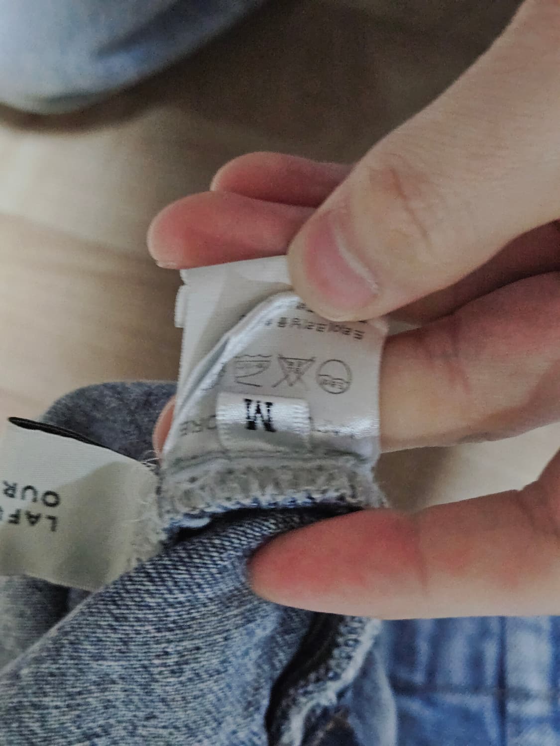 드로잉 워싱 데님 레이서 자켓_Light Blue 상품이미지4