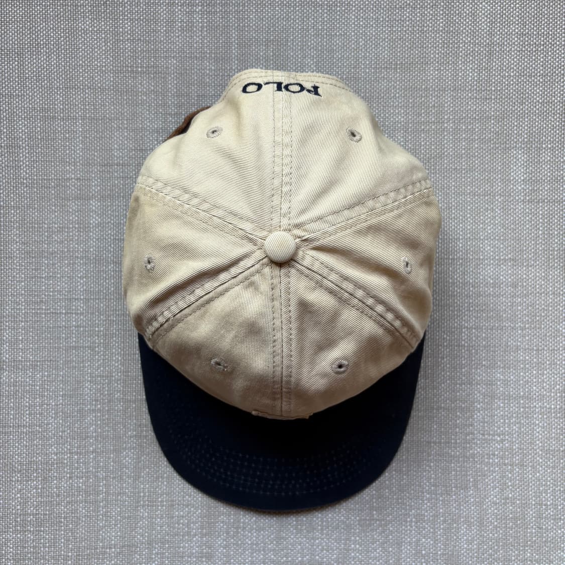 90s Polo Ralph Lauren 폴로 치노 레더 백 스트랩 볼 캡 상품이미지4