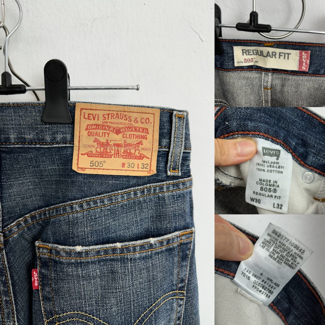 Levi’s 2000s 505 Regular Fit Denim Jeans 상품이미지9