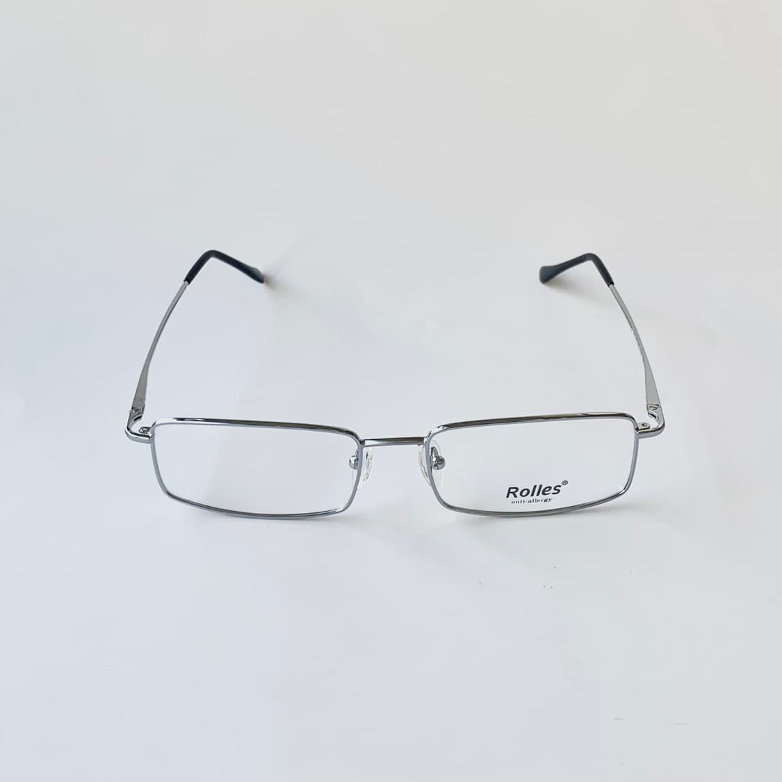 768 데드스탁 픽키안경 빅사이즈 슬림 사각 실버 메탈 빈티지 상품이미지2