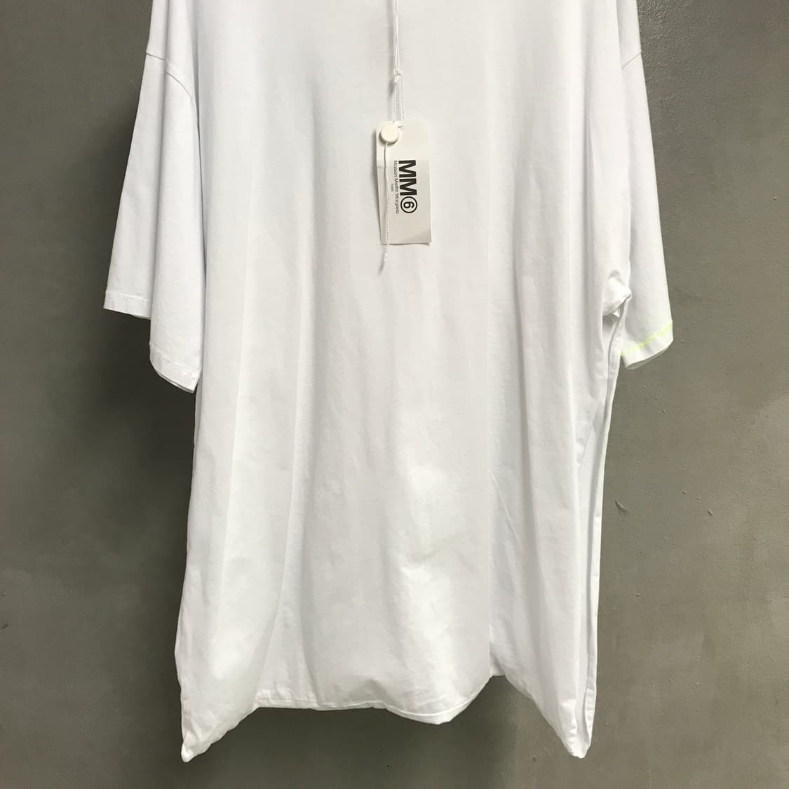 MM6 마르지엘라 화이트 반팔 티셔츠 새상품 XS 상품이미지3