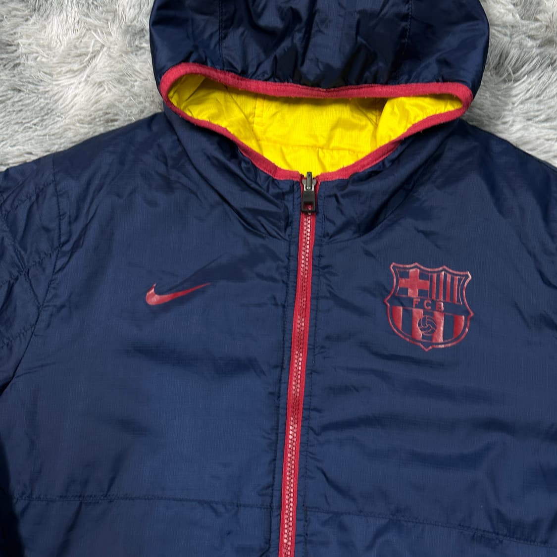 나이키 바르셀로나 양면 패딩 후드점퍼 s 상품이미지2