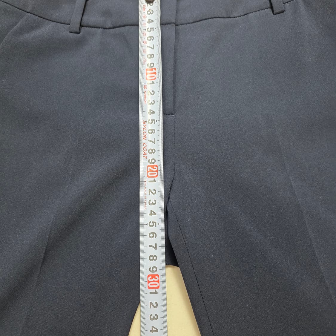 1176 헤지스 슬랙스 팬츠 네이비 70사이즈 여성 정장핏 상품이미지6