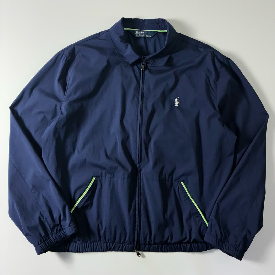 Polo  폴로 랄프로렌 자수 투웨이 네이비 윈드브레이크 집업  상품이미지1
