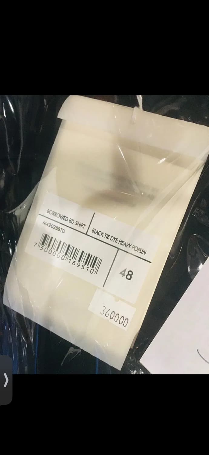 아워레가시 BD셔츠 BLACK TIE DYE 헤비포플린 셔츠 48 상품이미지7