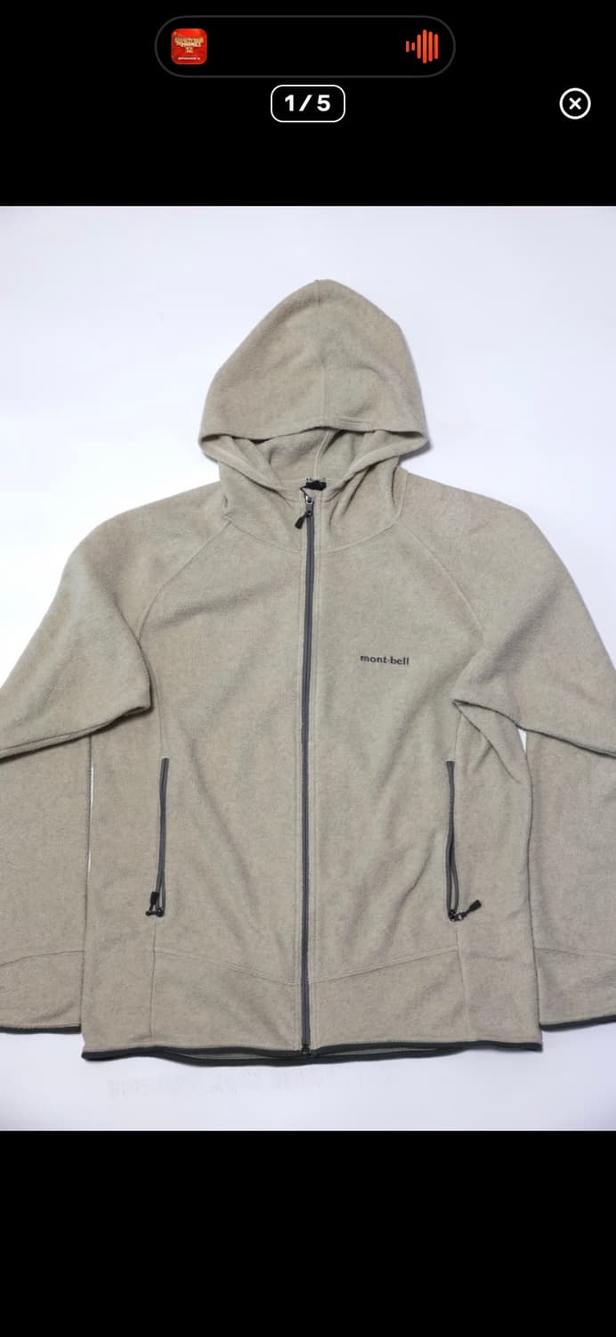 몽벨 플리스 후디 상품이미지1