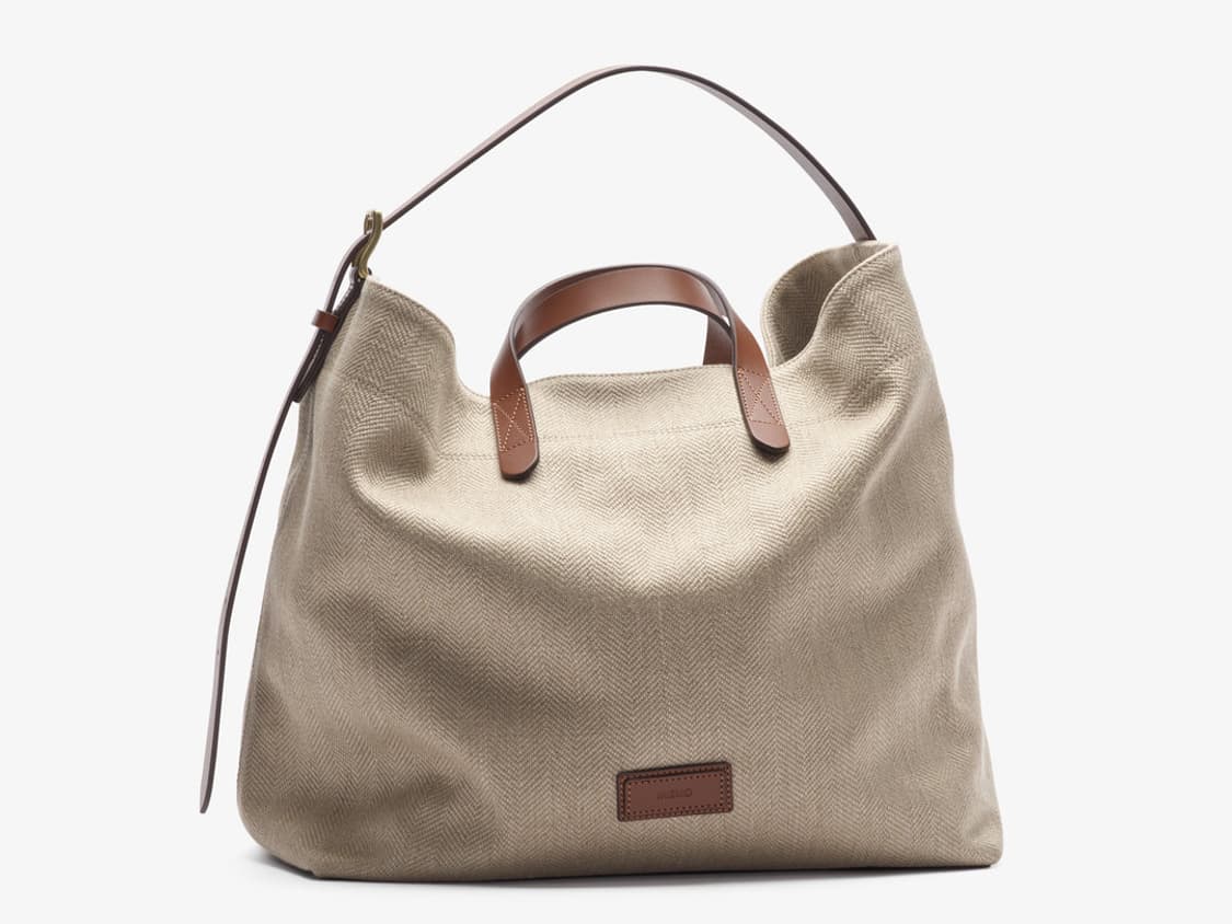 미즈모(Mismo)의 헤링본 토트,숄더백입니다. 상품이미지1