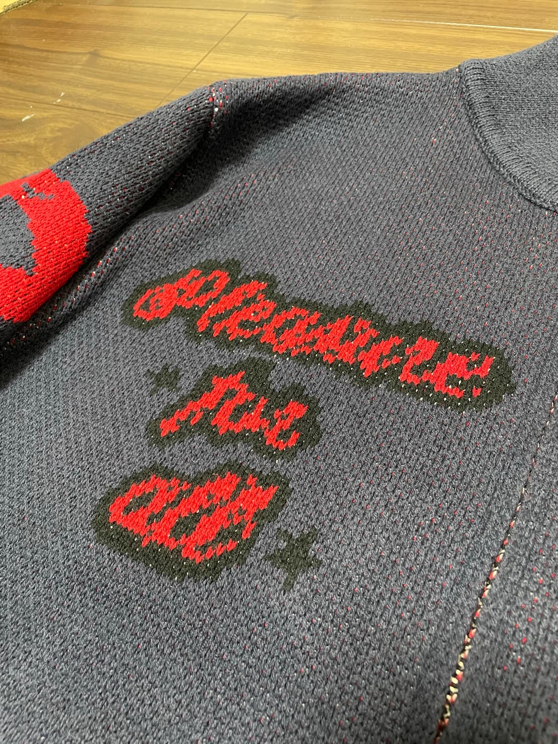 위캔더스 WKNDRA 니트 집업 상품이미지4