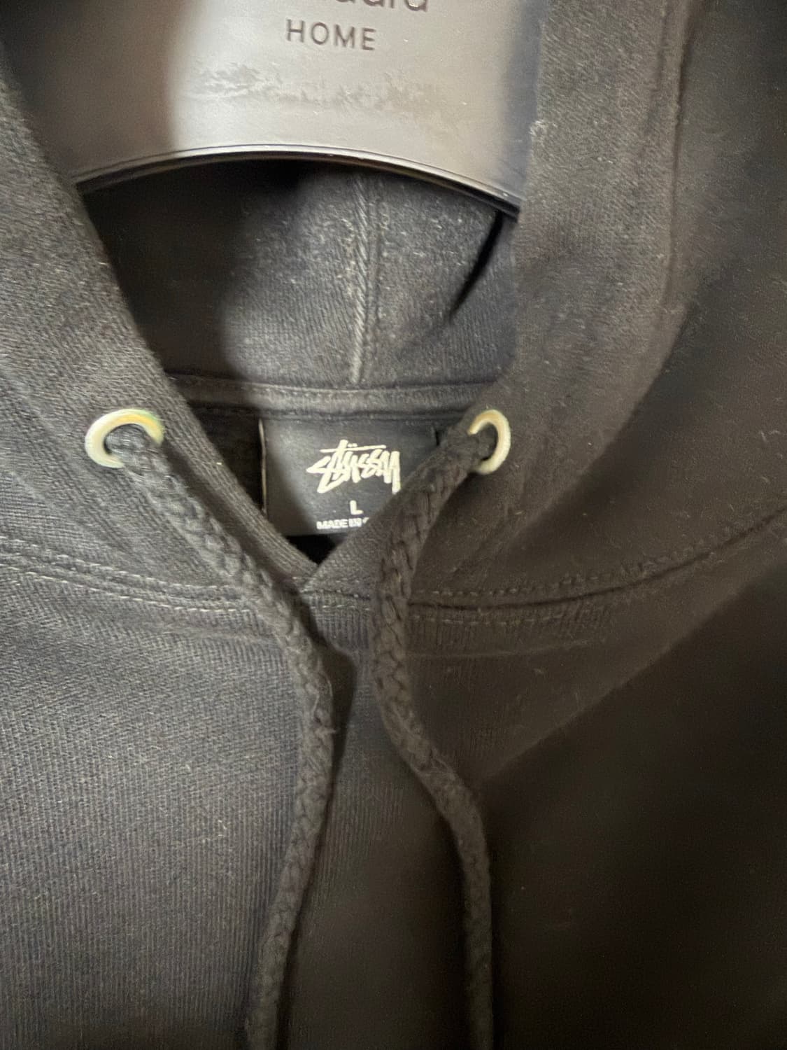 스투시 후드티 L 블랙 상품이미지2