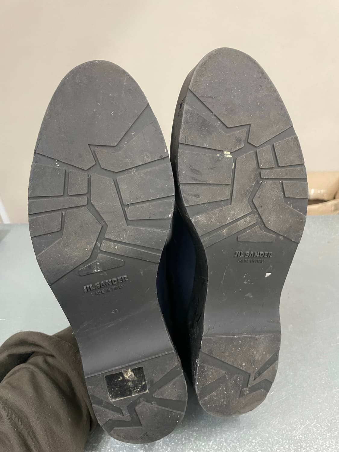 질샌더 청키솔 더비슈즈 네이비 EU41 상품이미지6