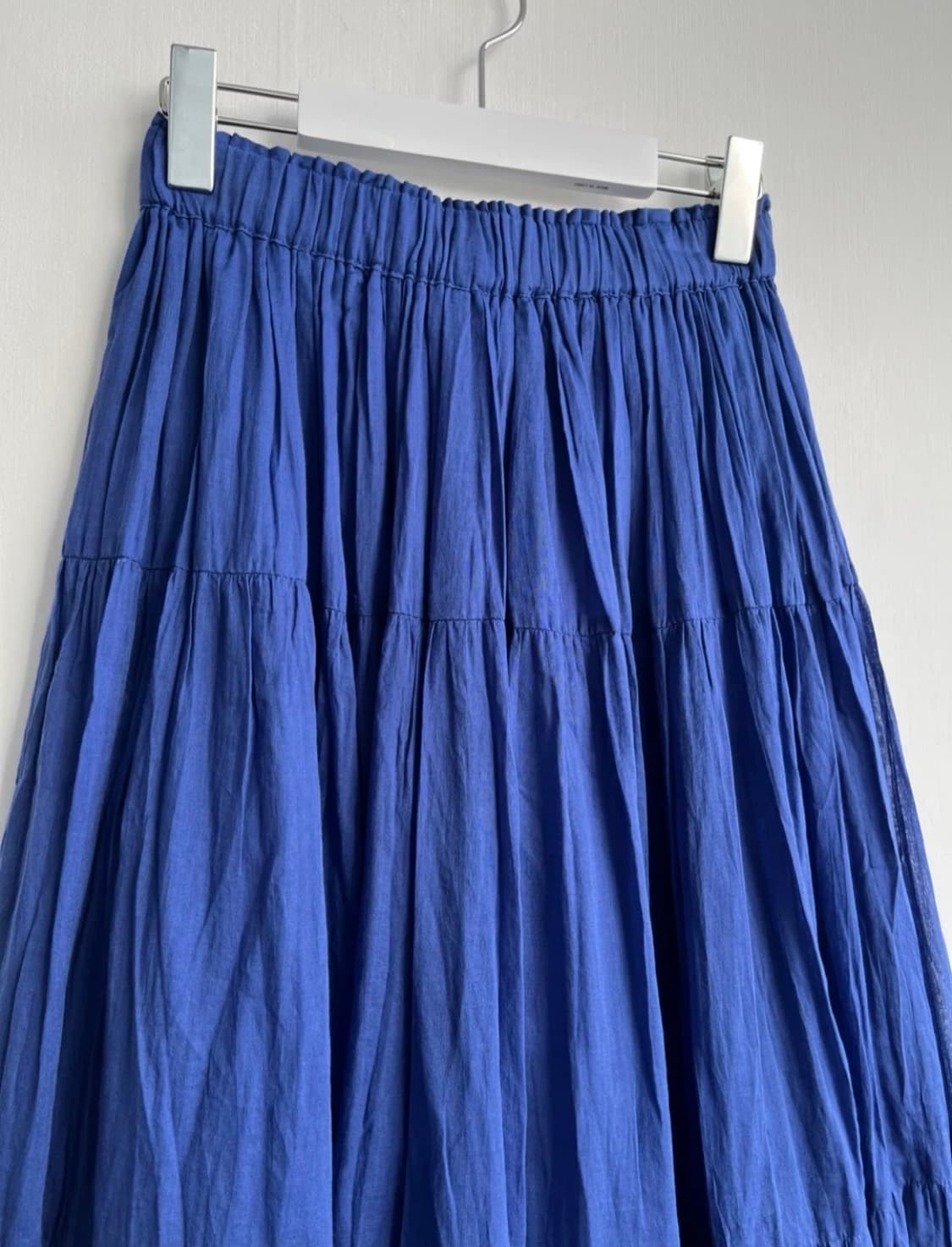 *SALE) 블루 주름 롱 스커트 상품이미지2