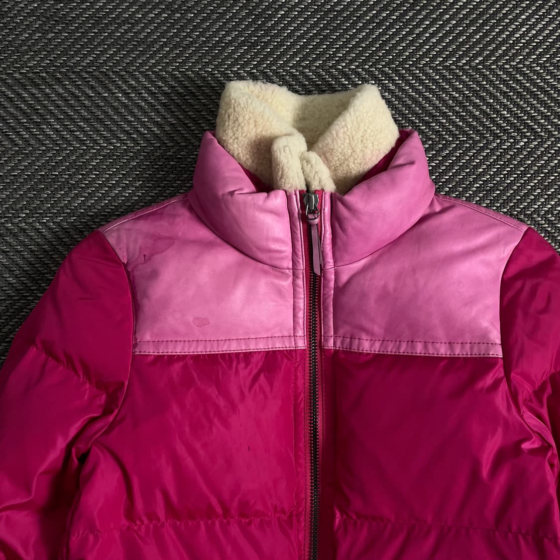 코치 우먼스 쉐르파 크롭 다운 패딩o 3092 상품이미지4