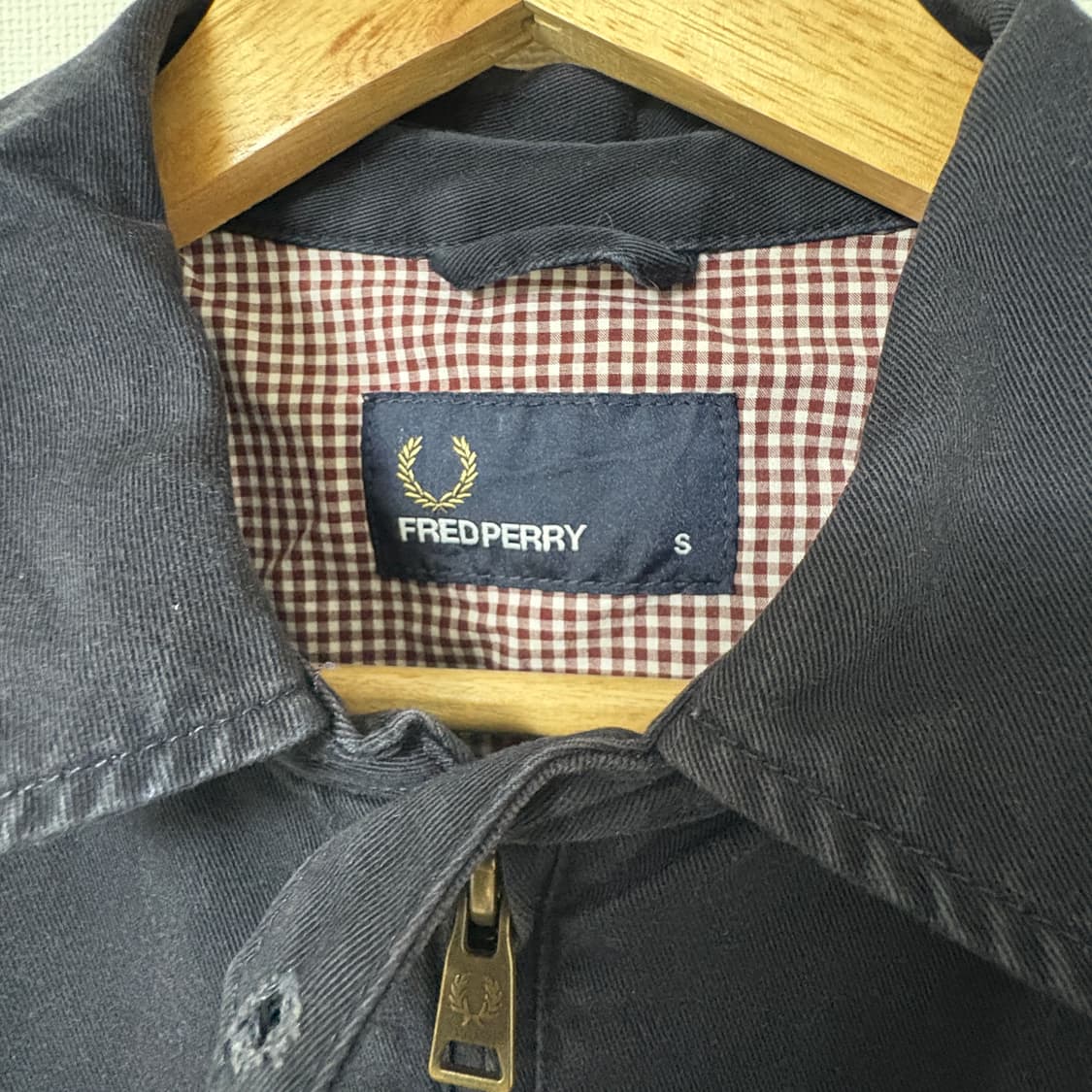 프레드페리 빈티지 해링턴(헤링턴) 블루종 상품이미지3
