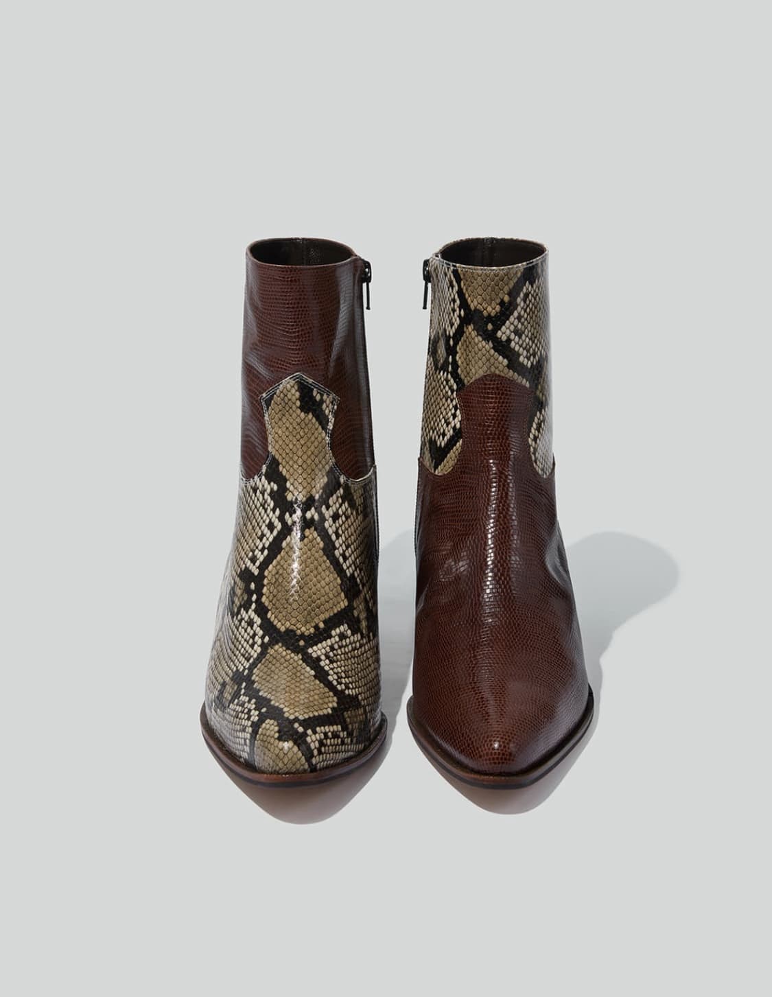 렉토 24fw 미스매치 레더부츠 42.5 size 상품이미지2
