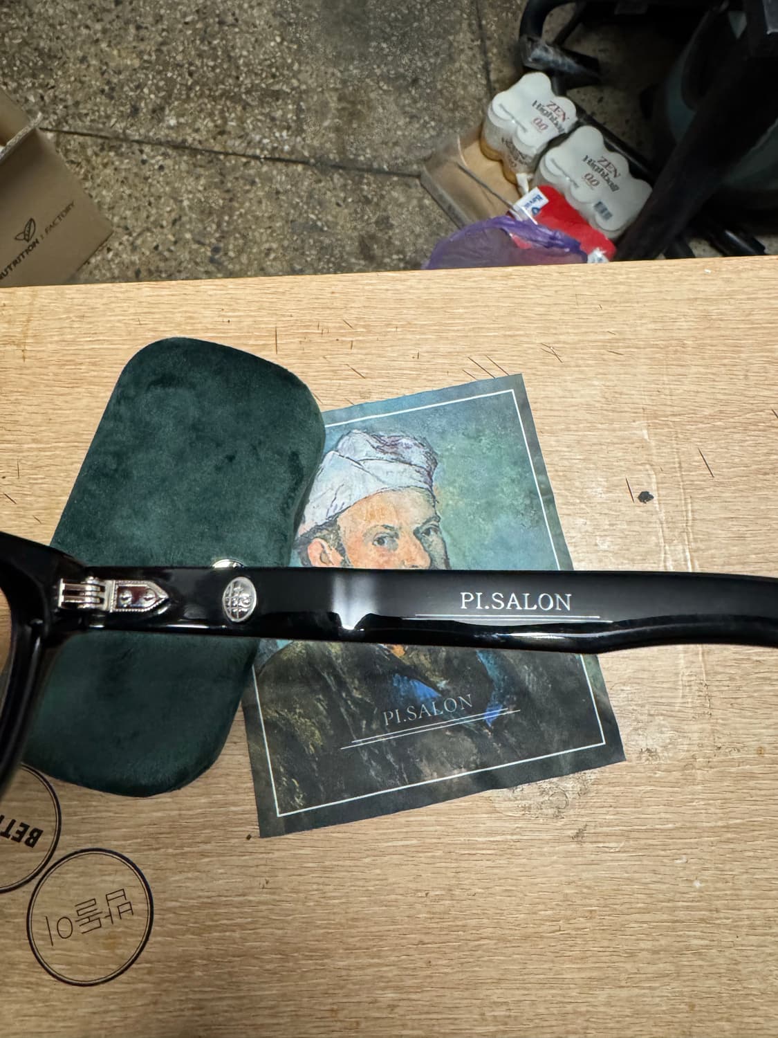 파이살론 PI.SALON INFER 44 블랙 안경 판매 상품이미지3