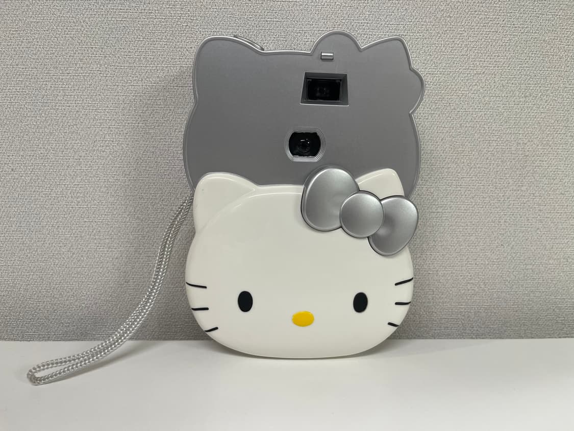 고전 헬로키티 페이스 2000 일본 산리오 필름 카메라 실버 상품이미지5