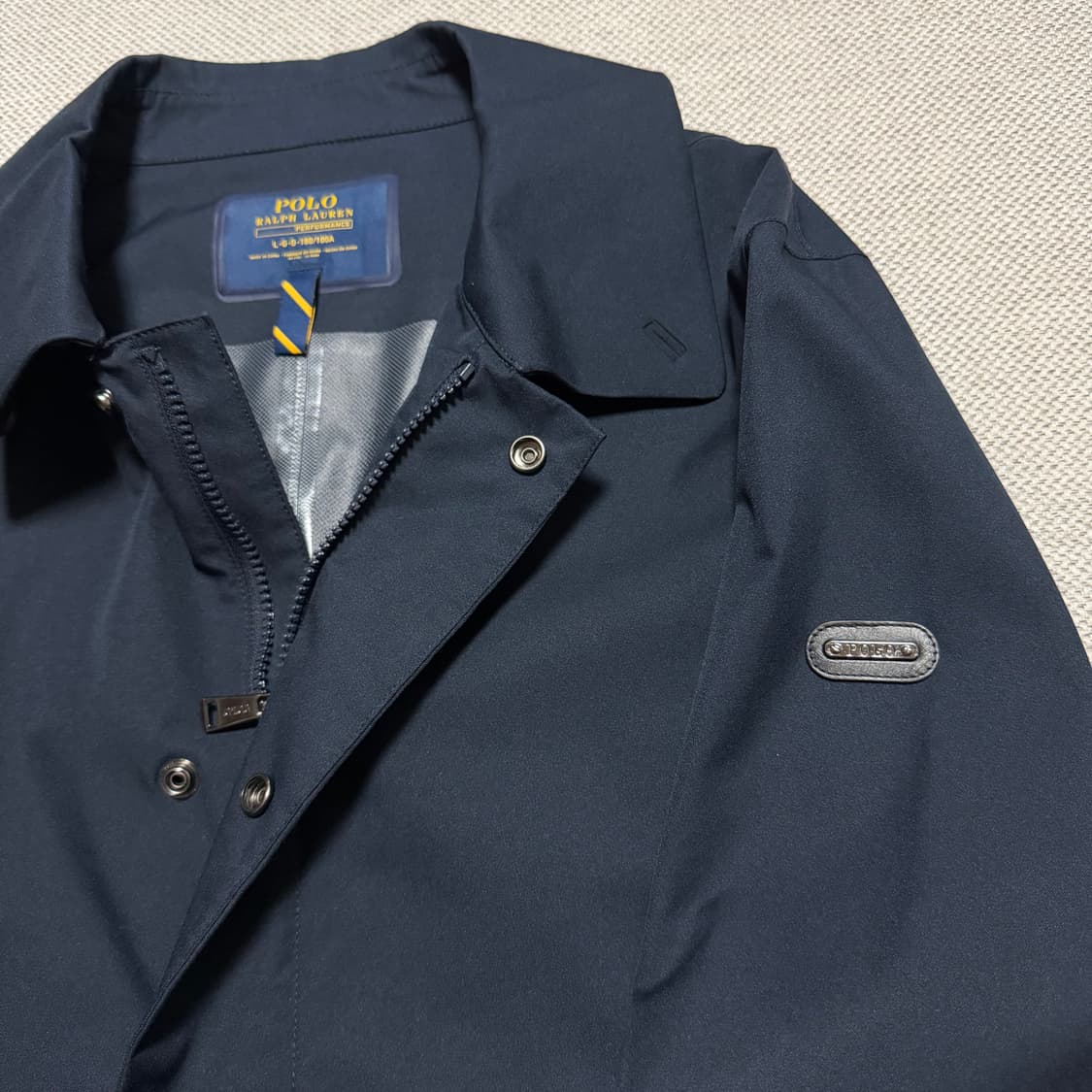 폴로 랄프로렌 네이비 트렌치 레인 코트 상품이미지2
