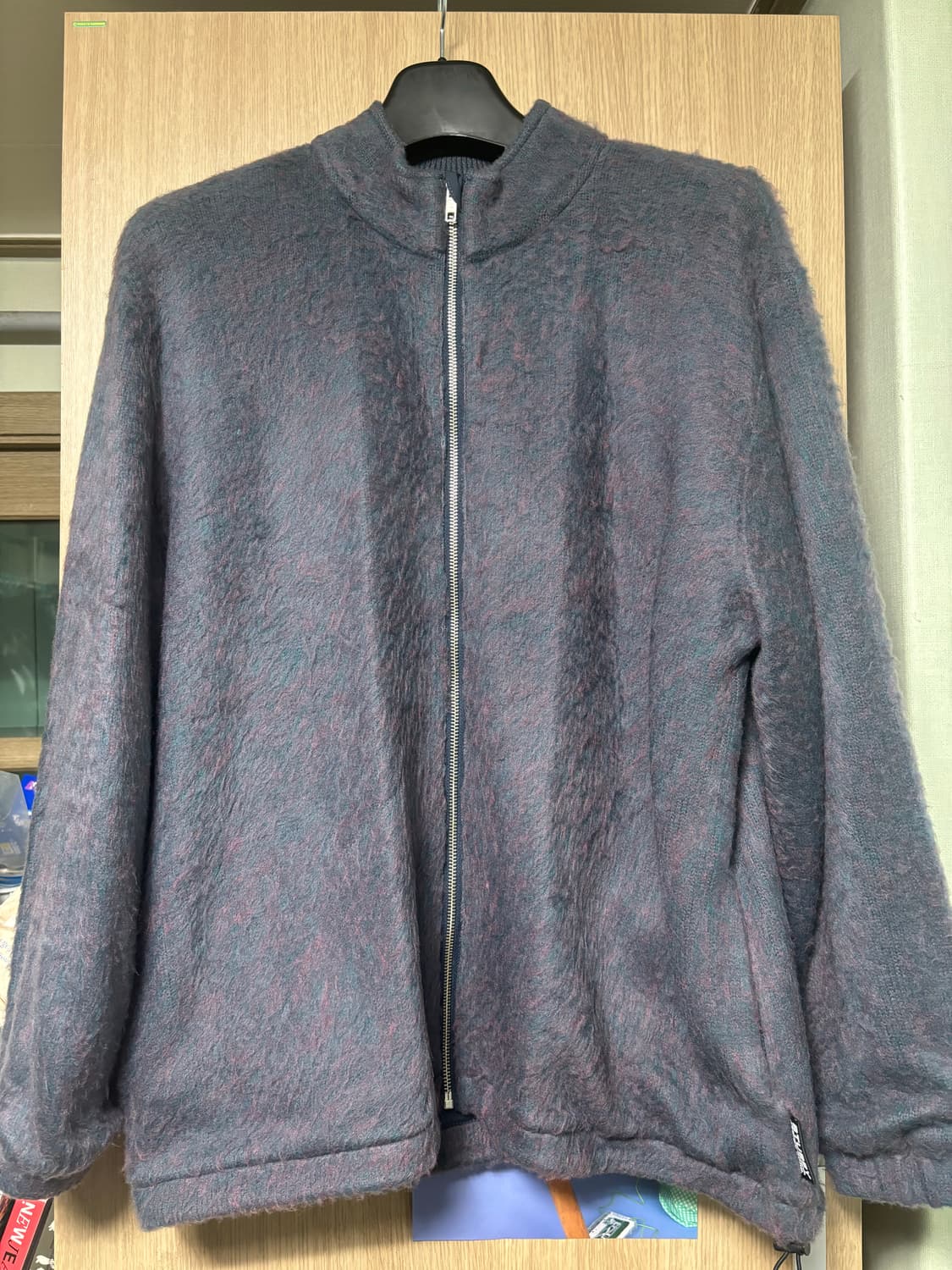 [M] 스투시 퍼플 아크릴 자켓 상품이미지1