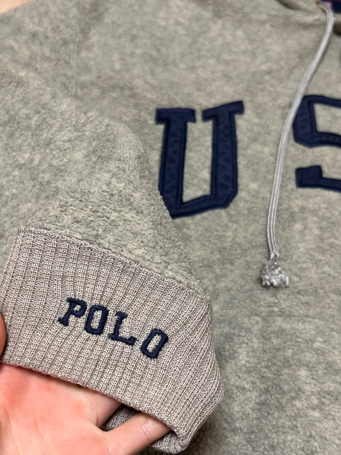 90s 폴로스포츠 USA 후리스 후드티 상품이미지4