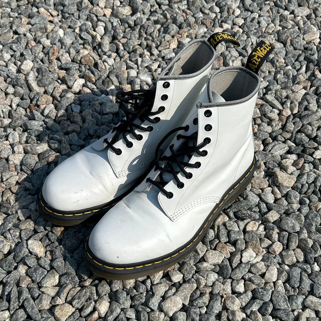닥터마틴 1460 스무스 레더 레이스업 부츠 화이트 uk10 상품이미지1