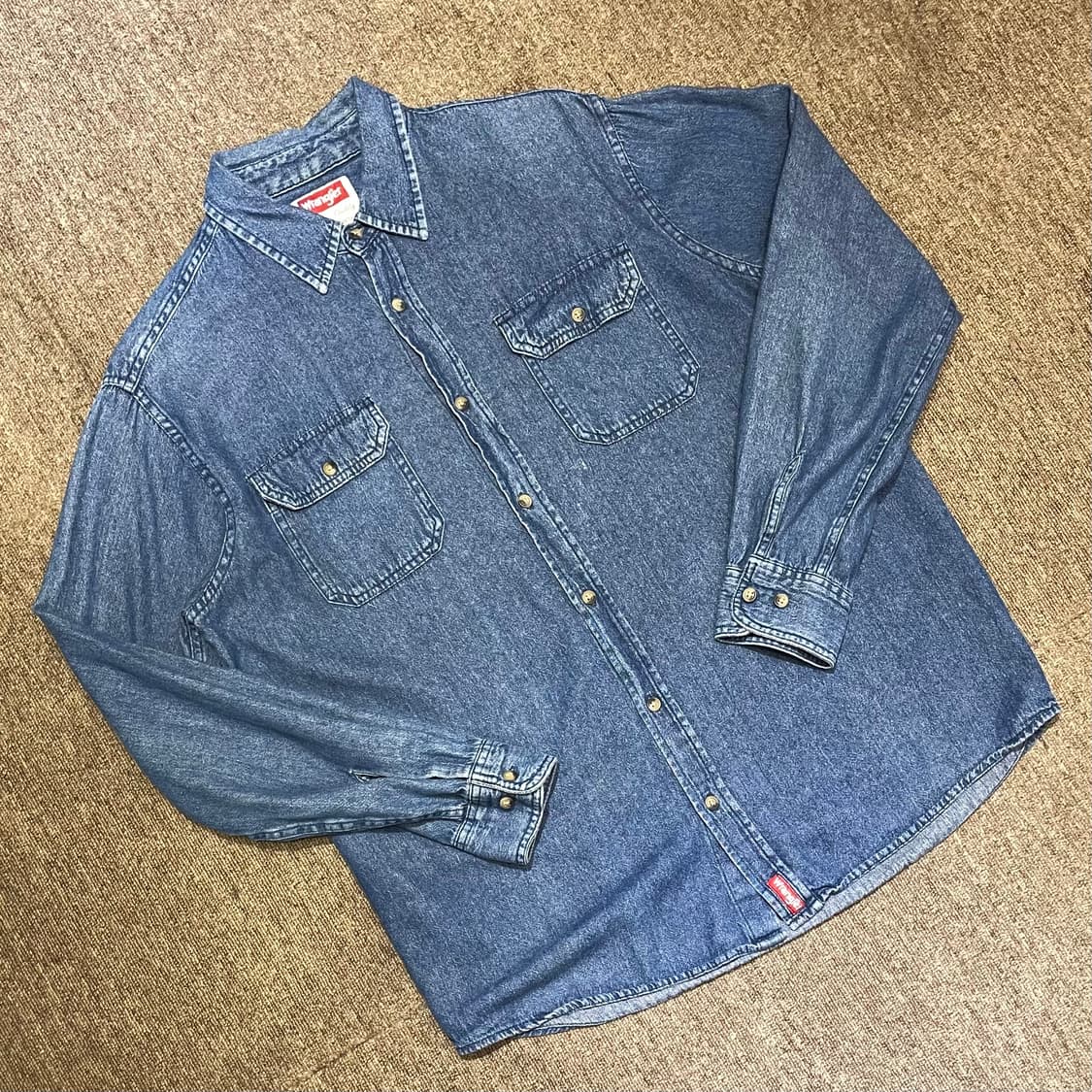 (M) Wrangler 랭글러 데님 셔츠 상품이미지1