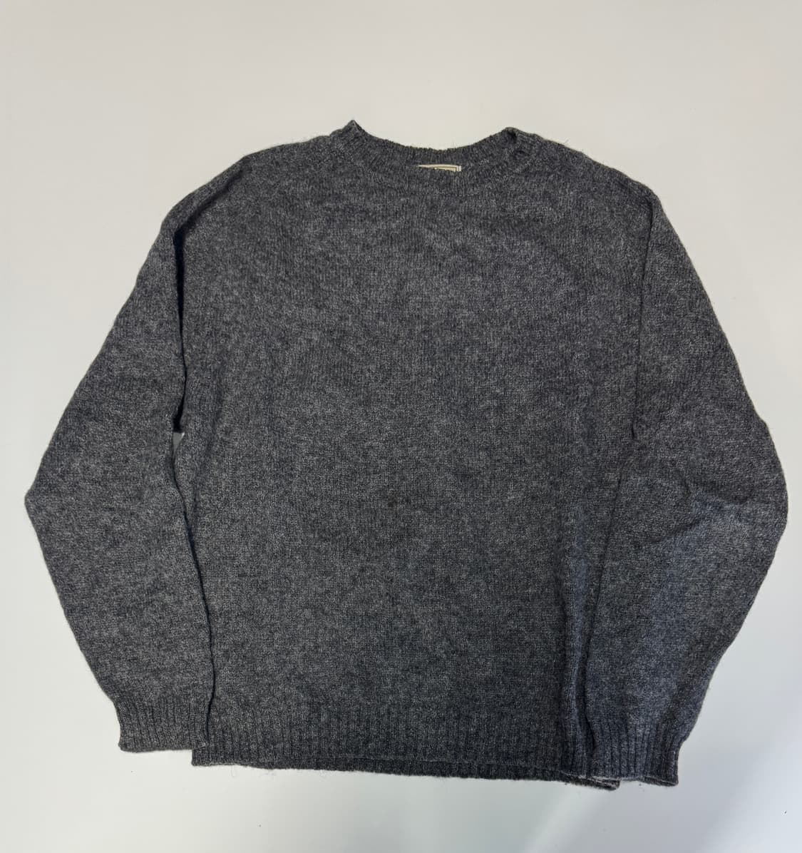 L.L.Bean 엘엘빈 미니멀 그레이 울 니트 XL 상품이미지1