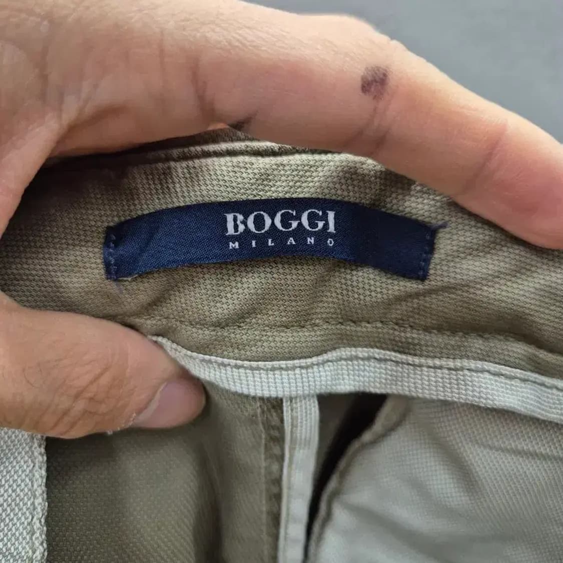 보기밀라노 카키색 면바지 31 상품이미지7