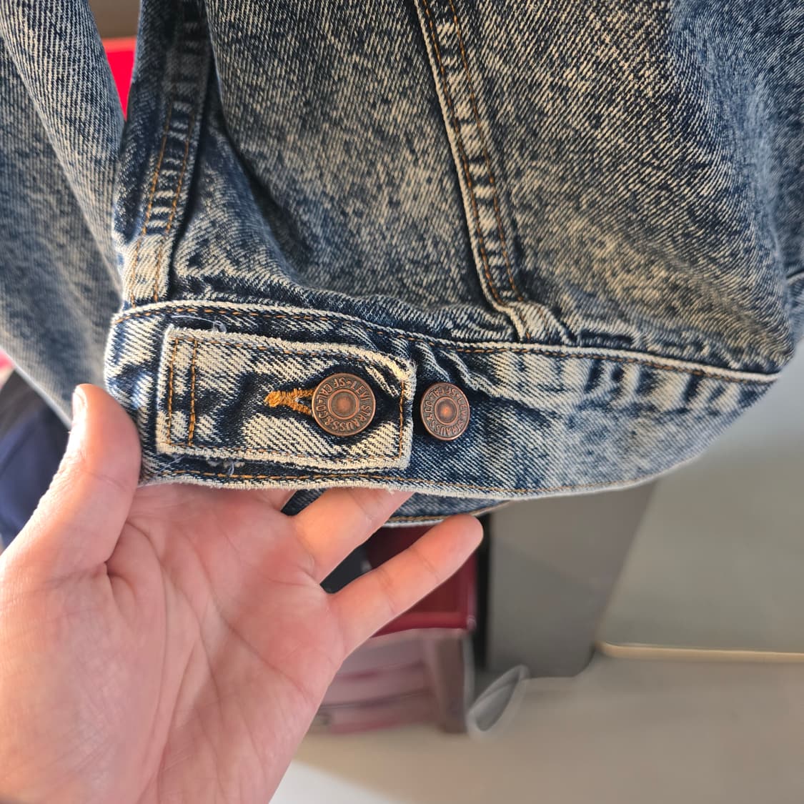 리바이스 Levi’s 데님 자켓 애시드 워시 빈티지 상품이미지7