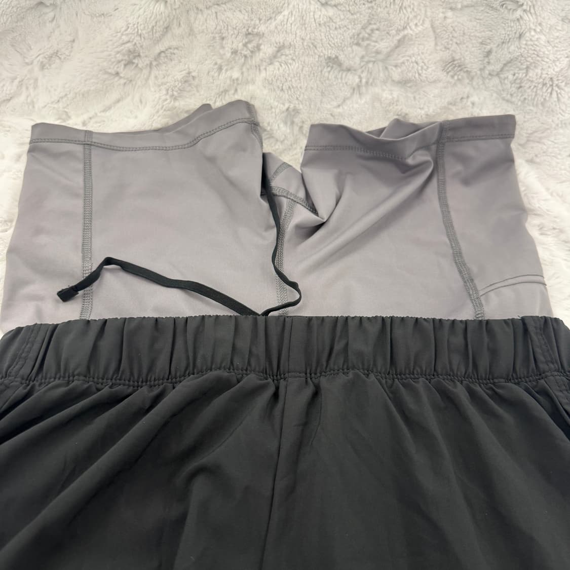 나이키 블랙 그레이 히든포켓 플렉스 투인원 우븐 러닝 팬츠 L 상품이미지5