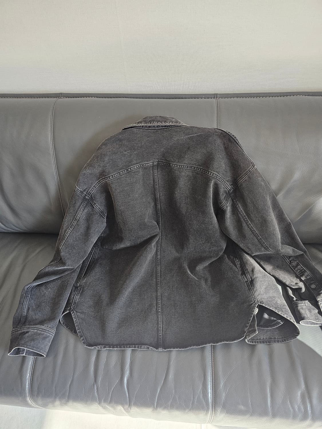 준지 흑청 데님 자켓  46사이즈 상품이미지2