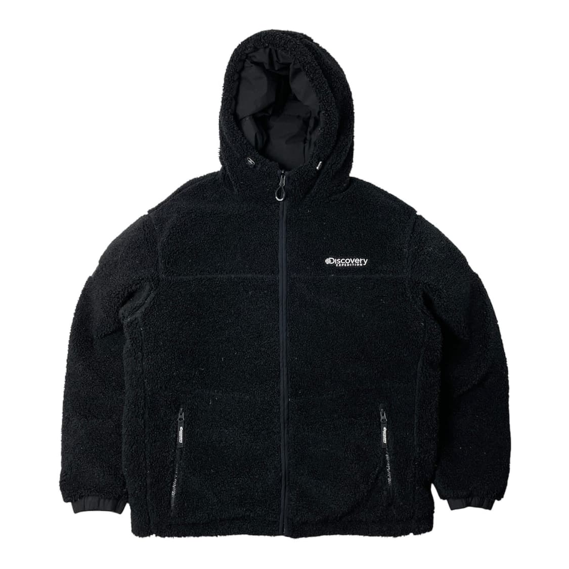 [중고] 디스커버리 케이드 양면 후리스 후드 집업 패딩 상품이미지1