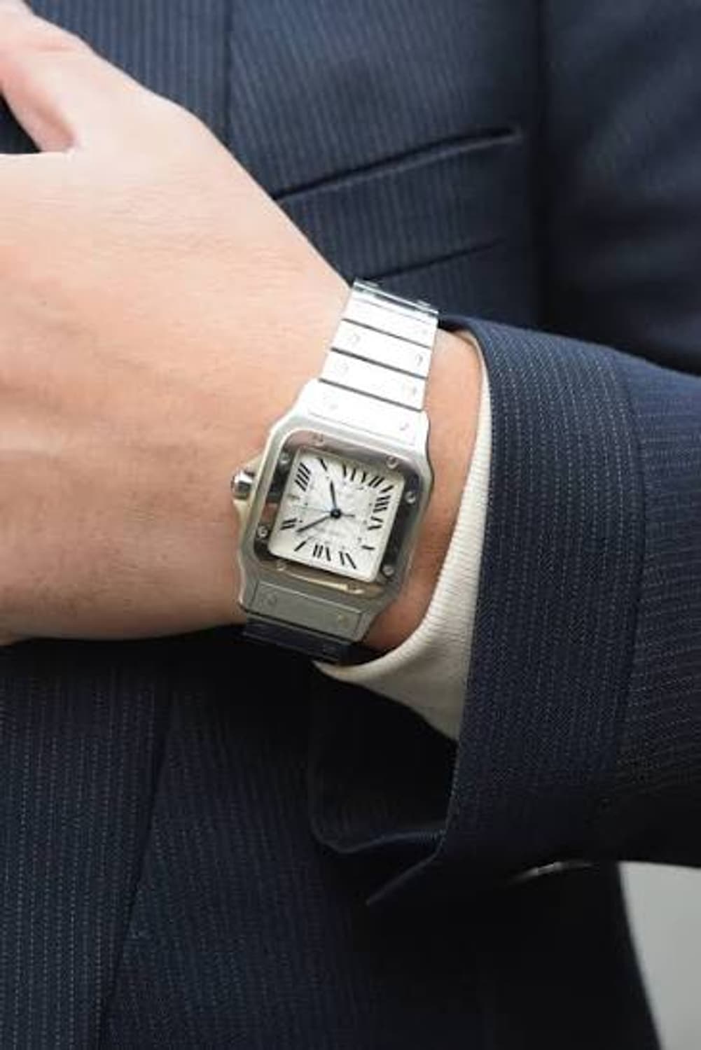 까르띠에 산토스 갈베 lm 쿼츠 풀박스 상품이미지9