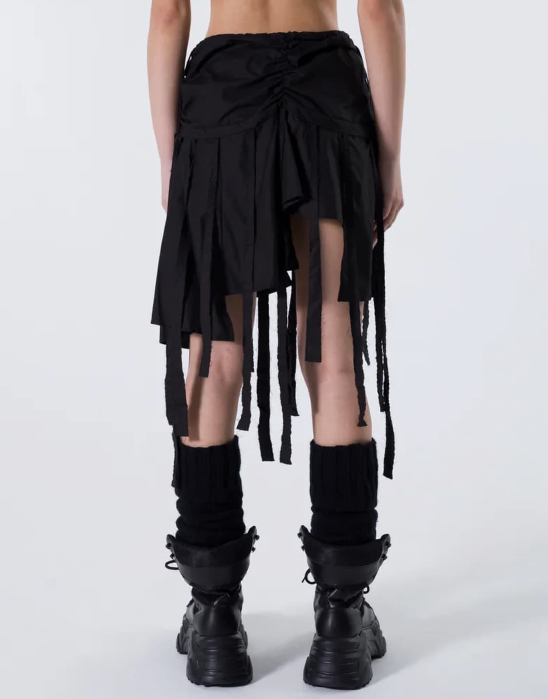 엘이이와이 UNBALANCE TASSEL SKIRT  상품이미지4