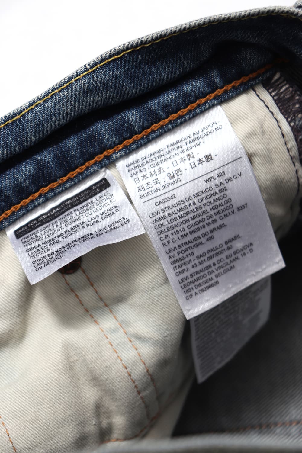 LEVIS 502 일본판 레귤러 테이퍼드 데님 팬츠 size 28 상품이미지5